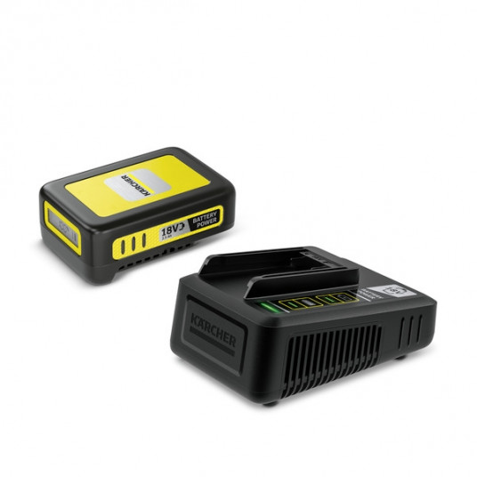  Baterijos ir kroviklio komplektas Karcher Starter kit Battery Power 18/25, (2.445-062.0) 