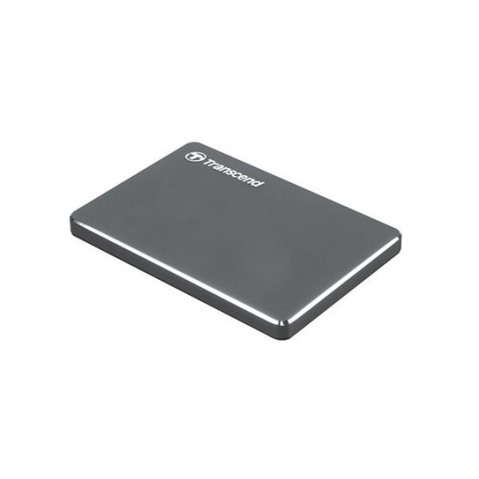  External HDD|TRANSCEND|StoreJet|1TB|USB 3.1|Colour Iron Grey|TS1TSJ25C3N 