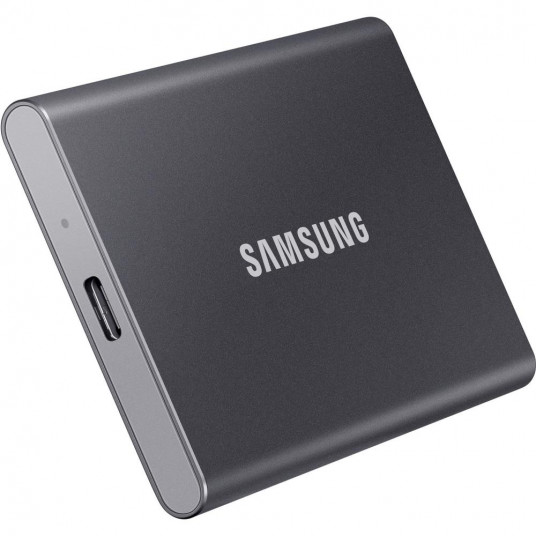 External SSD | SAMSUNG | T7 | 1TB | USB 3.2 | Write speed 1000 MBytes / sec | Read speed 1050 MBytes / sec | MU-PC1T0T / WW
