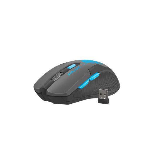  Žaidimų pelė Fury Stalker 2000 DPI Wireless Black-Blue NFU-1320 