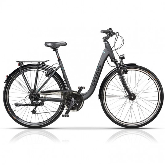 Dviratis CROSS PROLOG TREK Lady 28" 27G dydis 21,5" (55cm) (juoda)