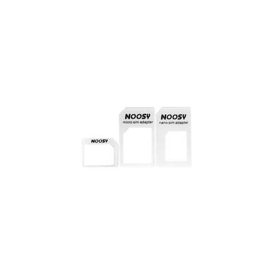  Noosy SIM-Adapter 3er Pack Nano/Micro, Nano/SIM, Micro/SIM 