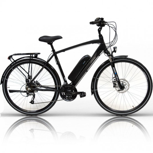 Elektrinis dviratis ZÜNDAPP Green 4.0 21G 28" dydis 21" (53cm) (juodas/pilkas)