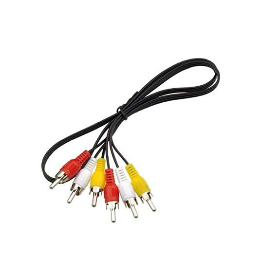  eSTAR Cable Black 3RCA - 3RCA Black 