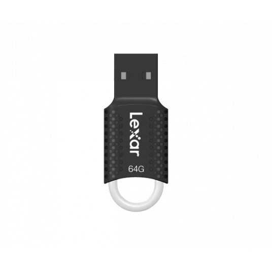  Lexar USB Flash Drive JumpDrive V40 64 GB, USB 2.0, Black 