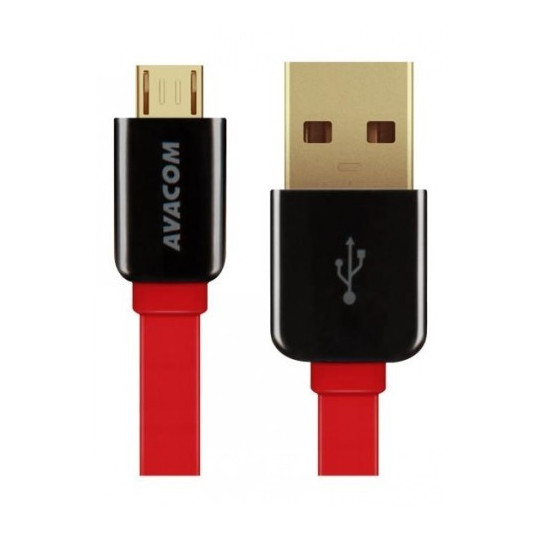  AVACOM MIC-40R USB CABLE - MICRO USB, 40CM, RED 