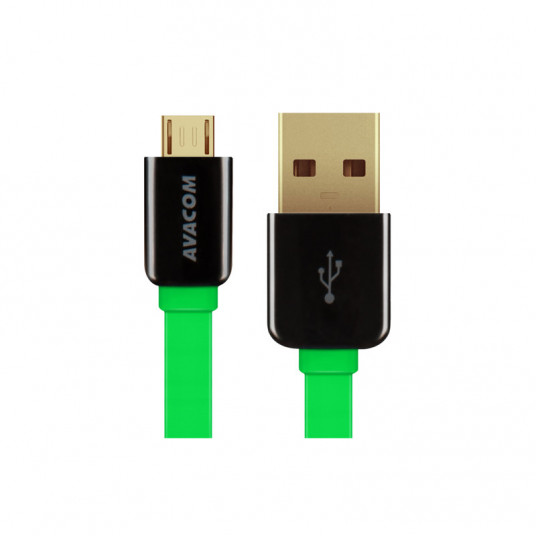  AVACOM MIC-120G USB CABLE - MICRO USB, 120CM, GREEN 