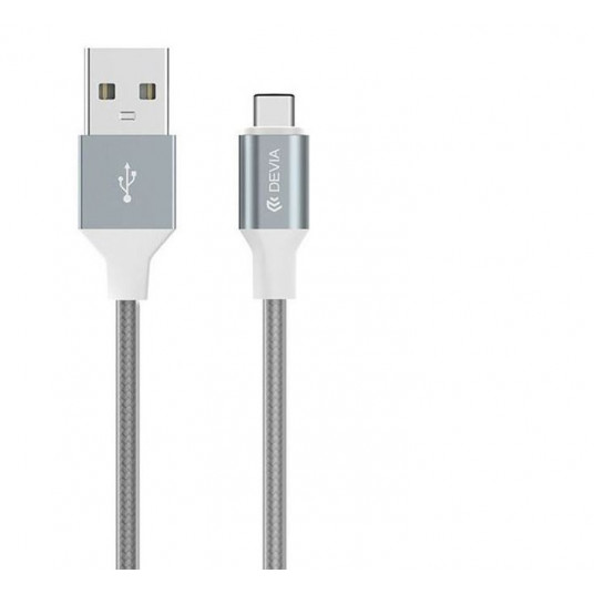  Devia Pheez Series Cable for Micro USB (5V 2.4A,1M) grey 