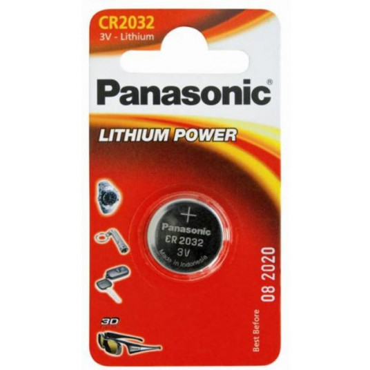  Elementas PANASONIC CR2025-1BP Lithium 