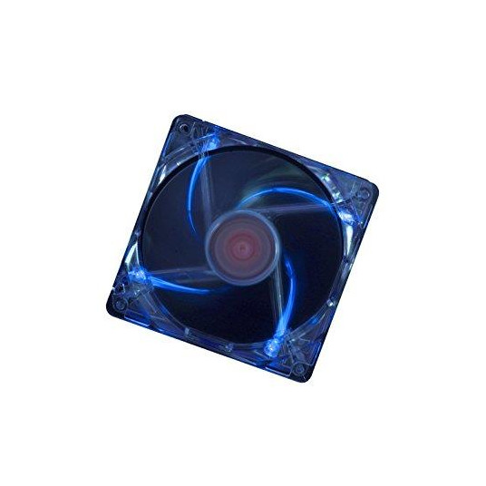  CASE FAN 120MM TRANSP 3PIN+4P/BLUE XF044 XILENCE 
