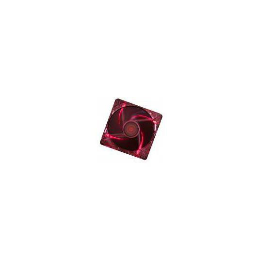  CASE FAN 120MM TRANSP 3PIN+4P/RED 12V XF046 XILENCE 