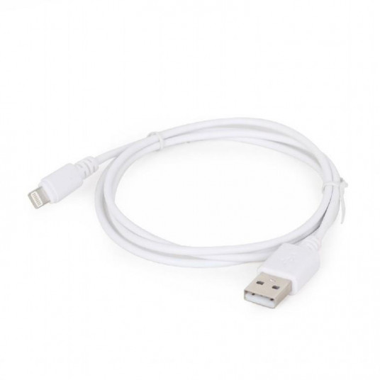  CABLE LIGHTNING TO USB2 2M/WHT CC-USB2-AMLM-2M-W GEMBIRD 