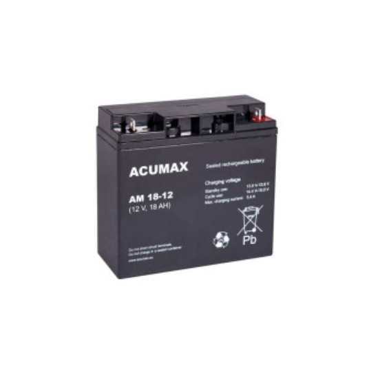 BATTERY 12V 18AH VRLA/AM18-12 ACUMAX EMU