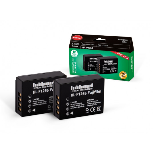 HÄHNEL BATTERY FUJI HL-F126S TWIN PACK