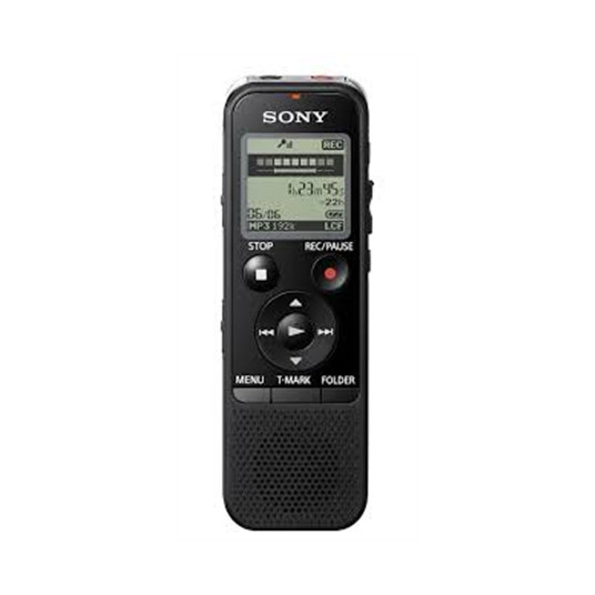  Sony Digital Voice Recorder ICD-PX470 Black, Stereo, MP3/L-PCM, 59 Hrs 35 min, MP3 playback 