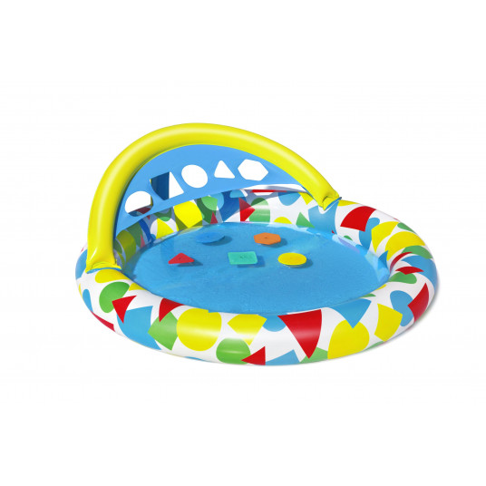  BESTWAY pripučiamas baseinas Splash & Learn, 1.20m x 1.17m x 46cm, 52378 