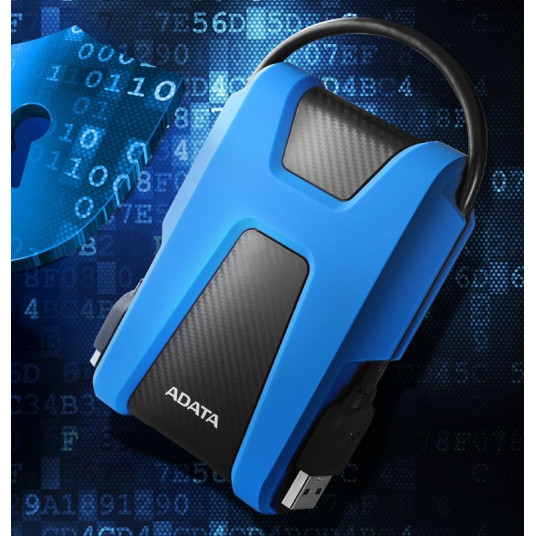  ADATA External Hard Drive HD680 1000 GB, USB 3.1, Blue 