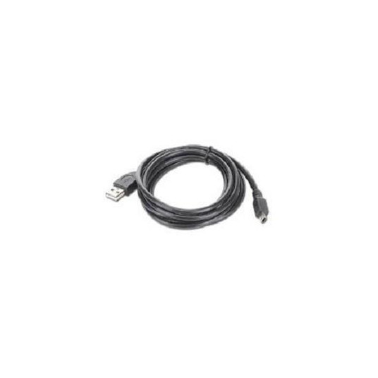  CABLE USB2 AM-MINI 1.8M BLACK/CCP-USB2-AM5P-6 GEMBIRD 