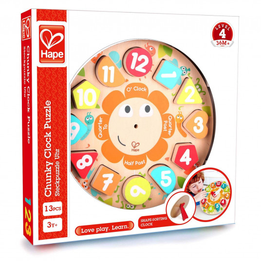  HAPE dėlionė Laikrodukas, E1622A 