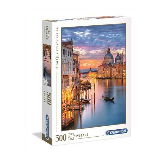  CLEMENTONI dėlionė HQC apšviesta Venecija 500 pcs, 35056 