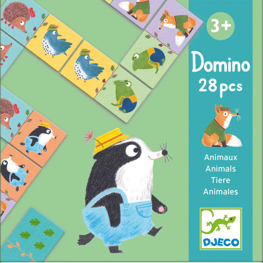 Djeco domino "Gyvūnėliai" DJ08115