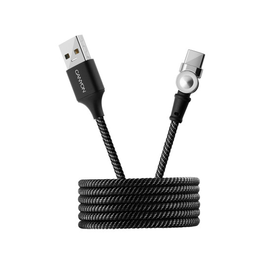  Kabelis CANYON UC-8 Type C,1m, Black 