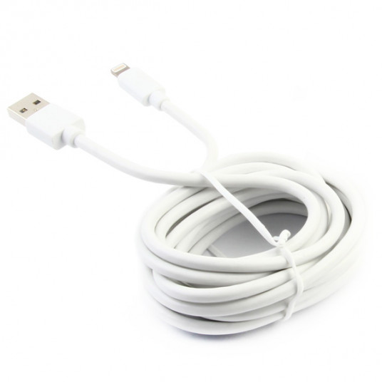  USB-Lighning 3m Cable By Muvit White 