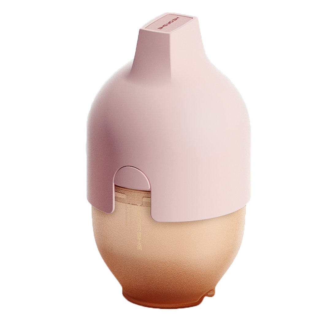 HEORSHE  Ultra Wide Neck buteliukas 160 ml.,0 -3 mėn., ROŽINĖ