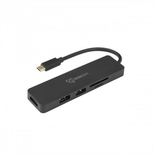 Sbox TCA-51 USB Type-C-- HDMI/USB-3.0/SD+TF