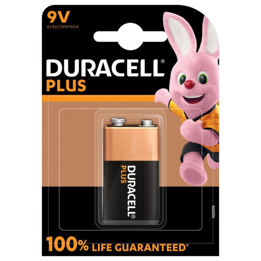  Elementas DURACELL 6LR61 9V Plus 