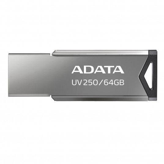  ADATA FlashDrive UV250 16GB  Metal Black USB 2.0 Flash Drive, Retail 