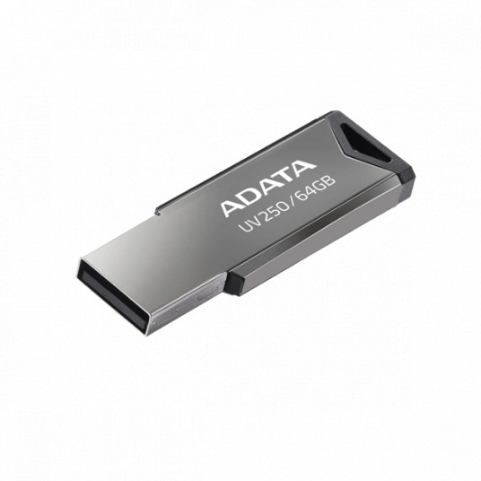  ADATA USB Flash Drive UV250 64 GB, USB 2.0, Silver 