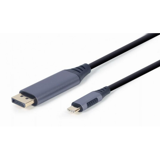  CABLE USB-C TO DP 1.8M/GREY CC-USB3C-DPF-01-6 GEMBIRD 