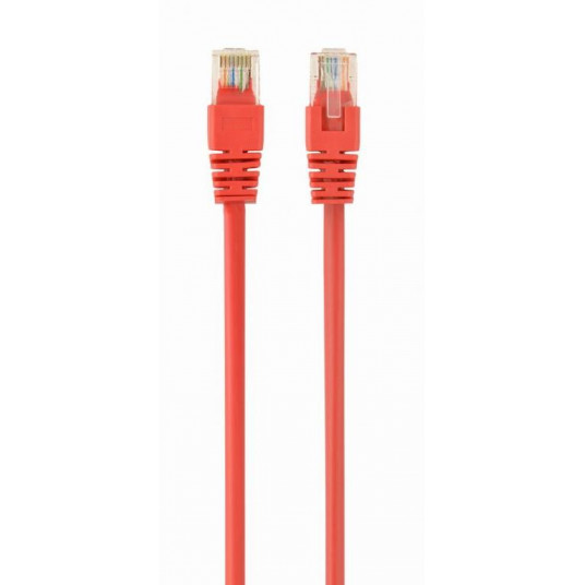  PATCH CABLE CAT5E UTP 5M/RED PP12-5M/R GEMBIRD 