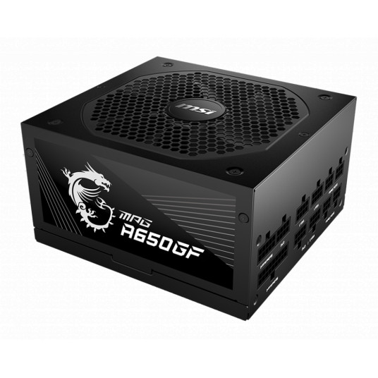  MSI MPG PSU A650GF ATX, 650 W, 80 PLUS Gold Certified 