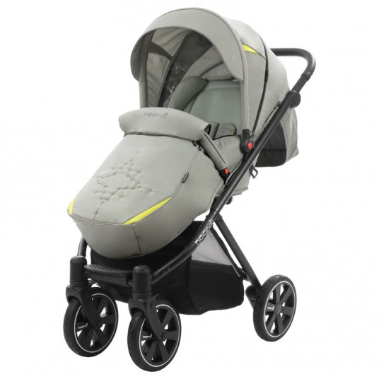  Sportinis vežimėlis Noordi Polaris SPORT 1/1, 687, Moon Mist - Citronelle 