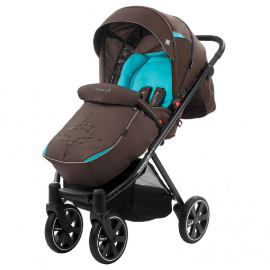 Sportinis vežimėlis Noordi Polaris SPORT 1/1, 685, Brown -Algiers Blue