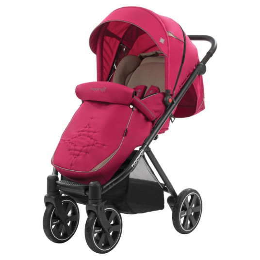 Sportinis vežimėlis Noordi Polaris SPORT 1/1, 680, Sangria -Moon Rock