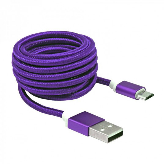 Sbox USB-- Micro USB M/M 1m USB-10315U plum purple