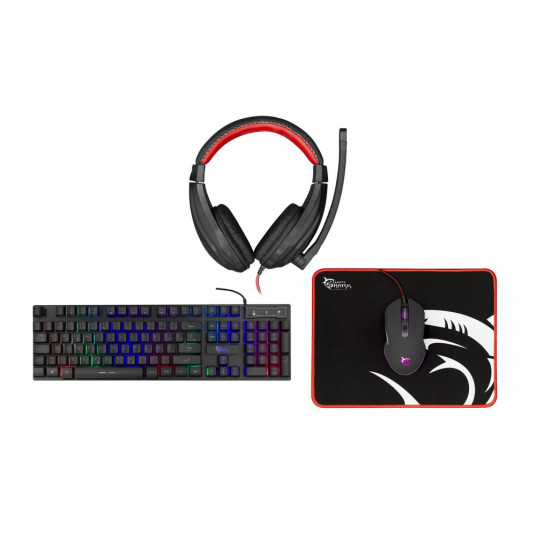 White Shark Comanche 3 GC-4104 - 4in1 KEYBOARD + MOUSE + MOUSE PAD + HEADSET