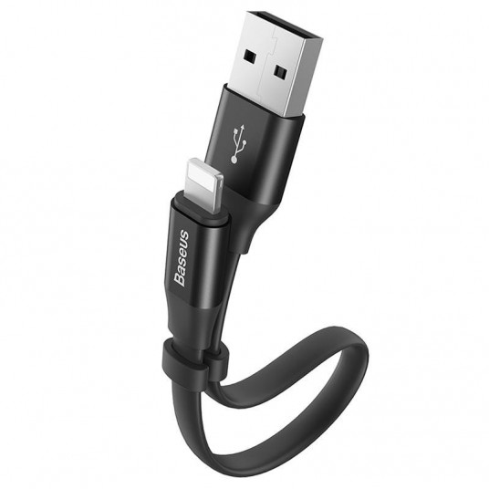  CABLE LIGHTNING TO USB 0.23M/BLACK CALMBJ-B01 BASEUS 