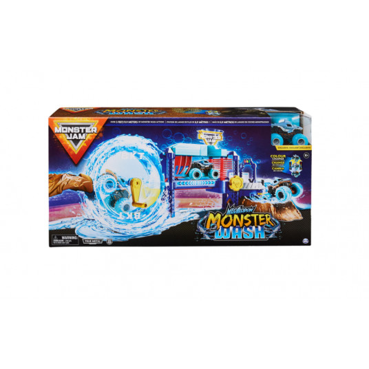 MONSTER JAM 1:64 žaidimų komplektas Car Wash, 6060518