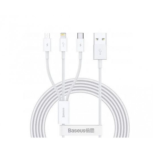  CABLE USB TO 3IN1 1.5M/WHITE CAMLTYS-02 BASEUS 