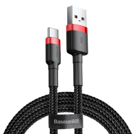  CABLE USB TO USB-C 1M/RED/BLACK CATKLF-B91 BASEUS 