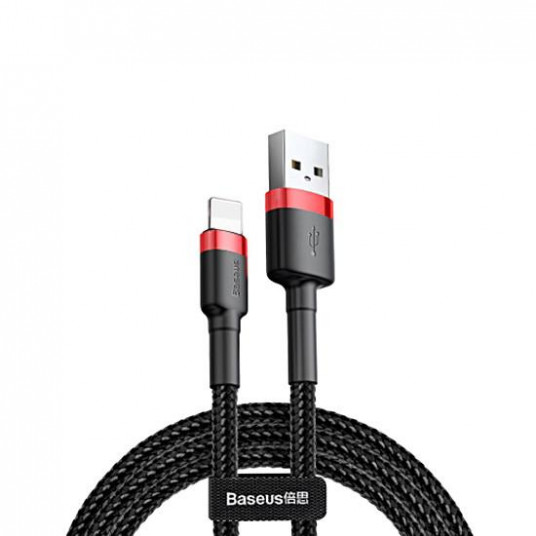  CABLE LIGHTNING TO USB 1M/RED/BLACK CALKLF-B19 BASEUS 