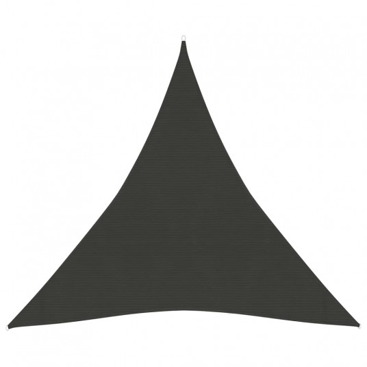  Uždanga nuo saulės, antracito spalvos, 4x4x4m, HDPE, 160g/m² 