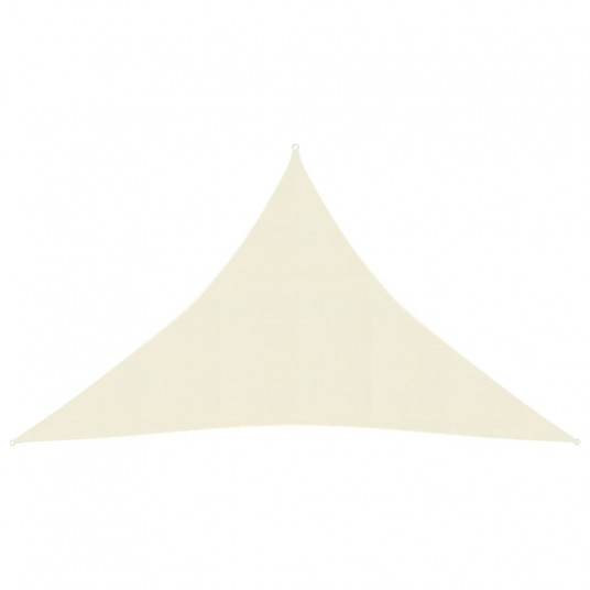 Uždanga nuo saulės, kreminė, 2,5x2,5x3,5m, HDPE, 160g/m²