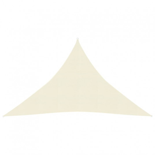 Uždanga nuo saulės, kreminė, 3,5x3,5x4,9m, HDPE, 160g/m²