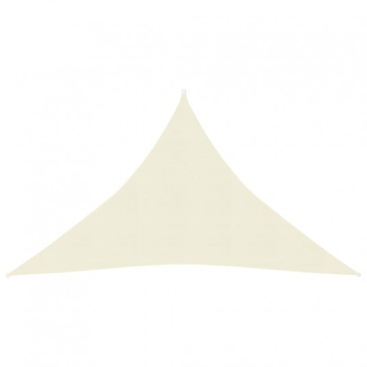 Uždanga nuo saulės, kreminės spalvos, 5x5x6m, HDPE, 160g/m²