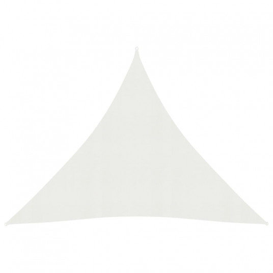 Uždanga nuo saulės, baltos spalvos, 4x4x4m, HDPE, 160g/m²